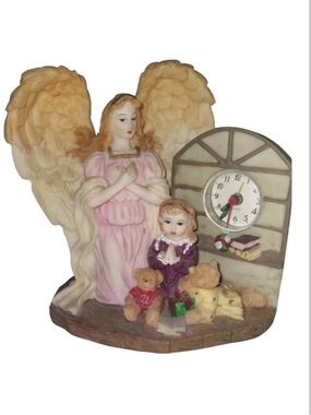 ANGEL Figurine w/ Clock and Alarm